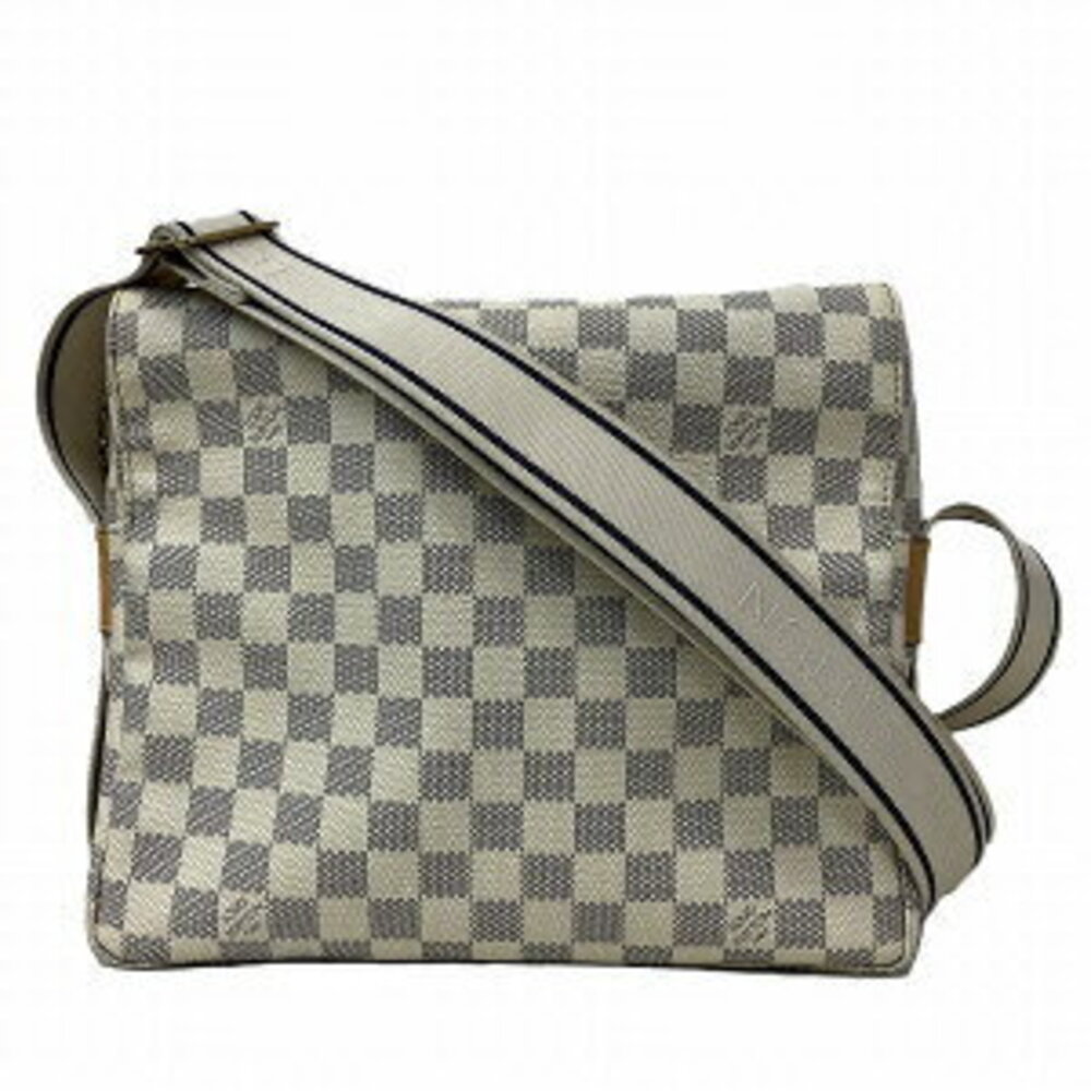 Louis Vuitton Damier Azur White Naviglio Bag Shoulder